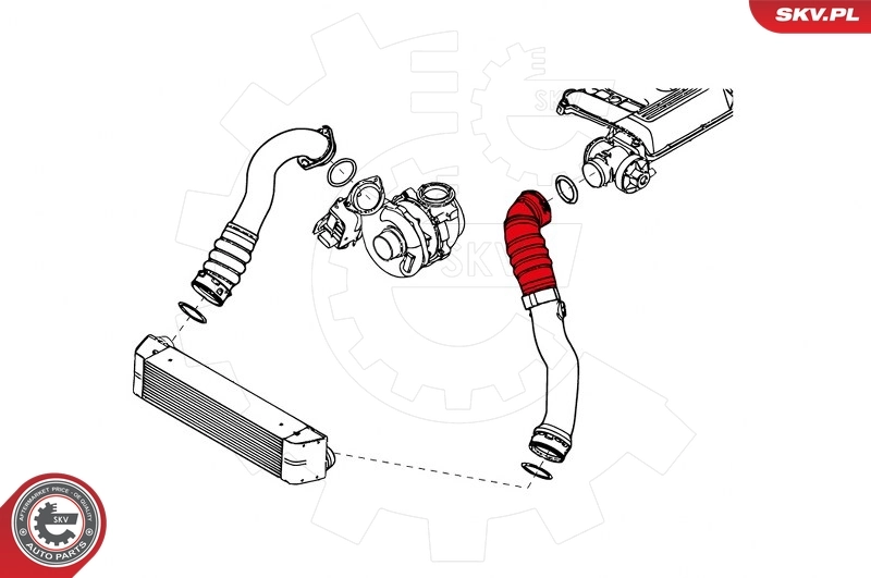 Charge Air Hose 24SKV695