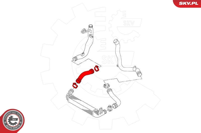 增压进气软管 43SKV388