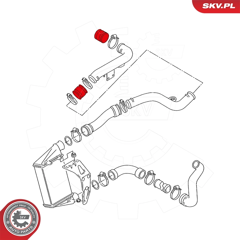 ESEN SKV 24SKV532 Charge Air Hose