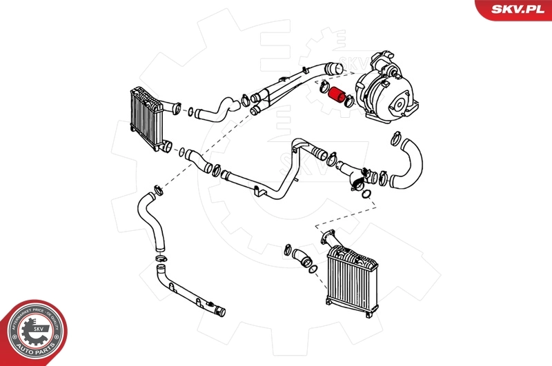 Charge Air Hose 24SKV168