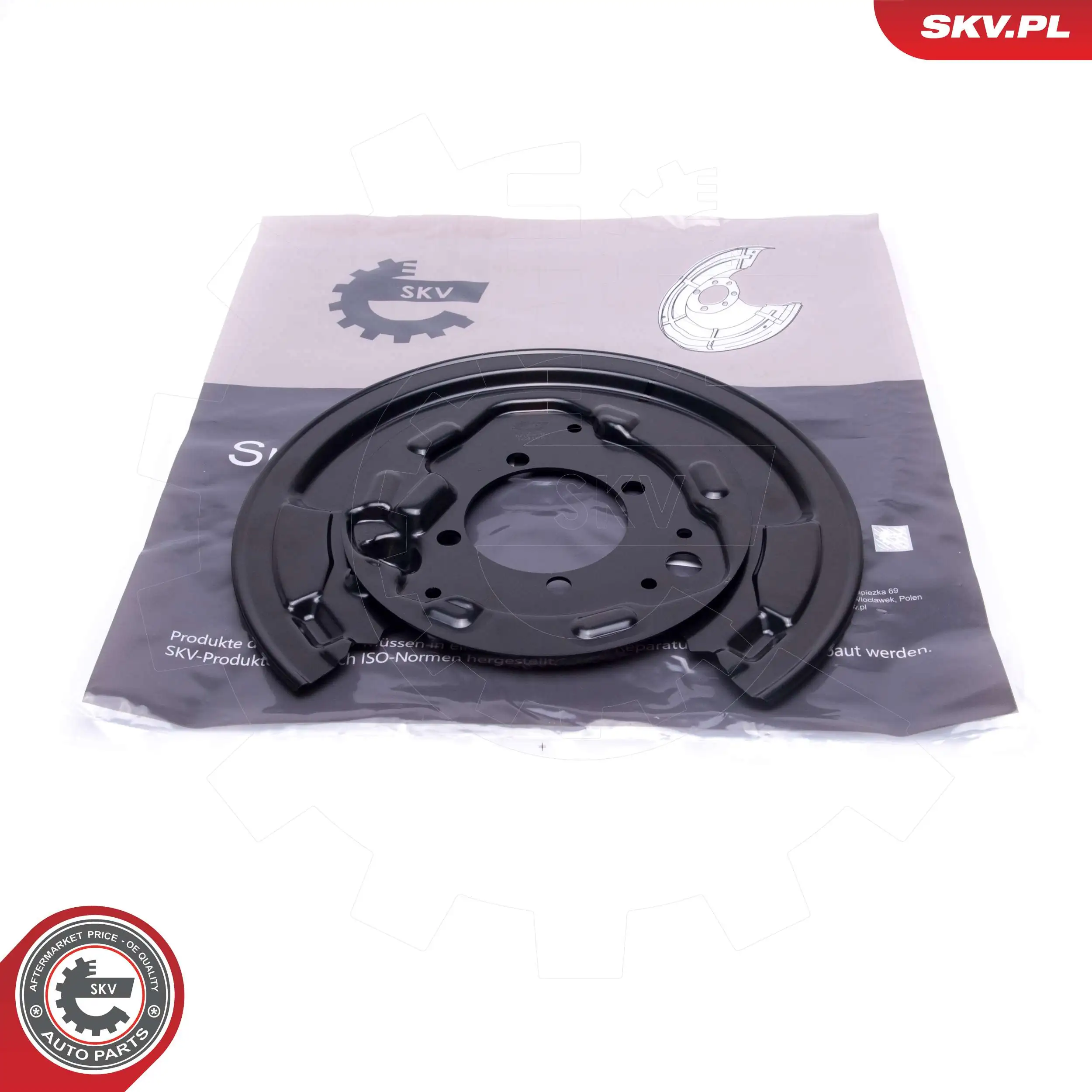 Splash Guard, brake disc 57SKV707
