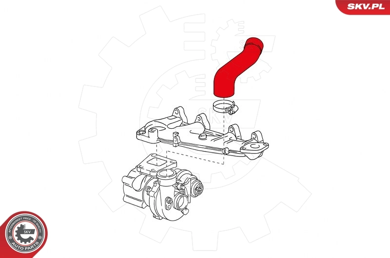 Charge Air Hose 24SKV717