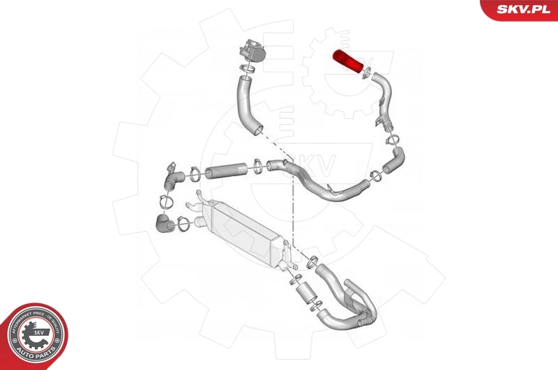 ESEN SKV 43SKV253 Charge Air Hose