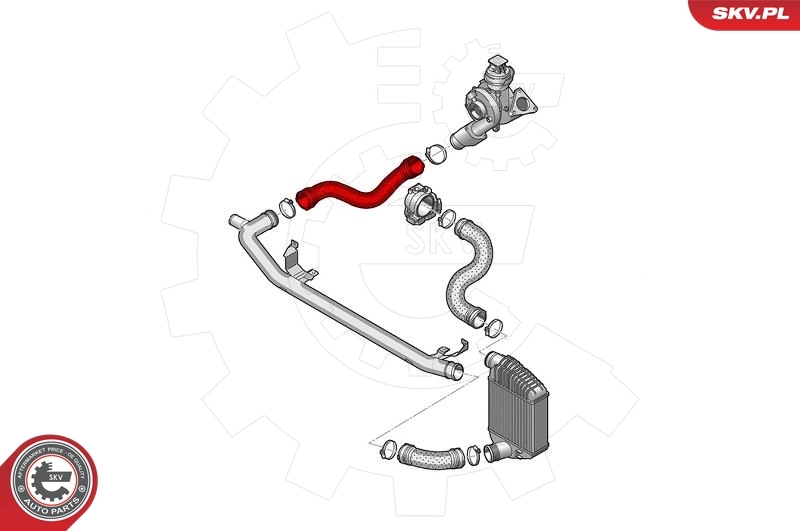 Charge Air Hose 43SKV276