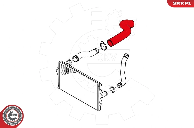 Charge Air Hose 43SKV037