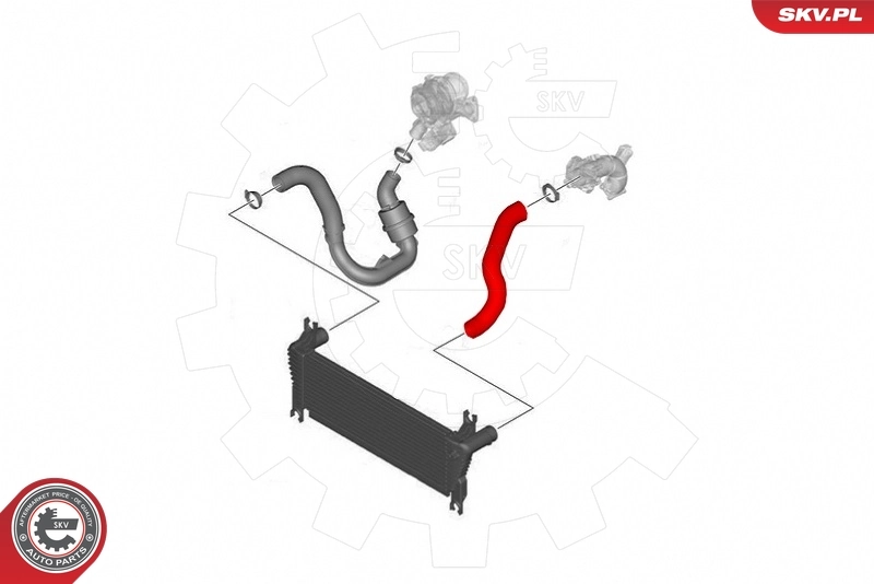 ESEN SKV 43SKV360 Charge Air Hose