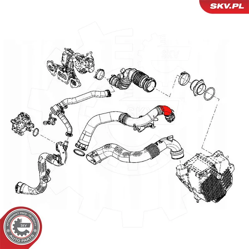 Charge Air Hose 54SKV100