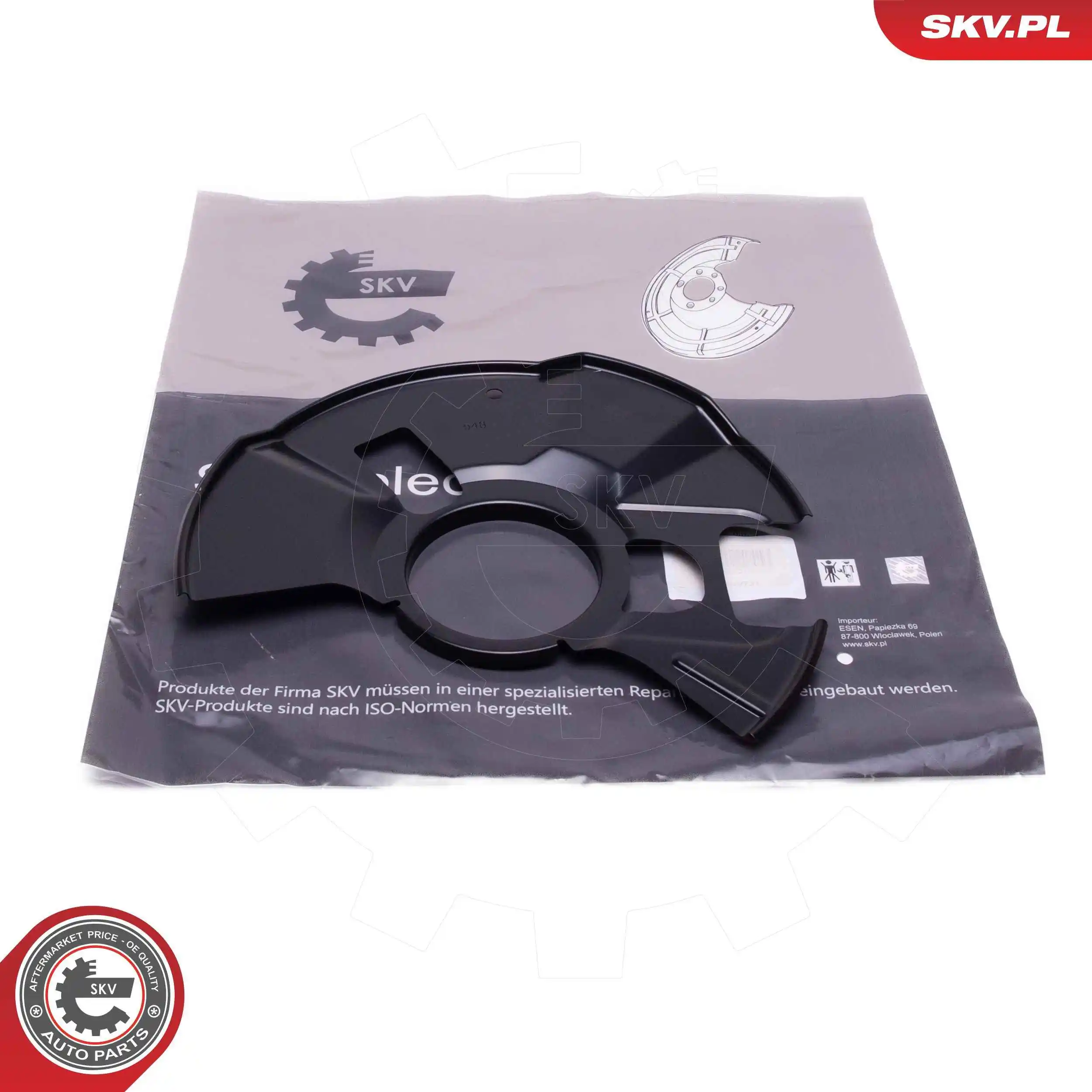 Splash Guard, brake disc 57SKV231