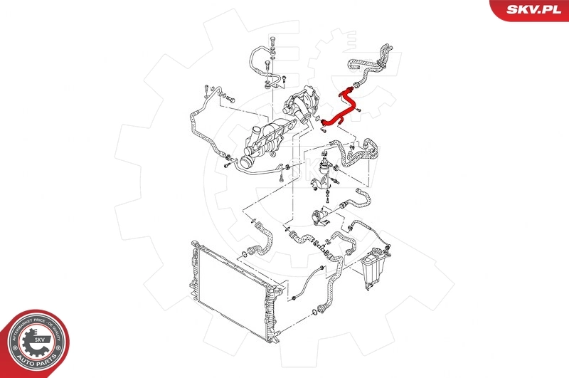 Coolant Pipe 43SKV777