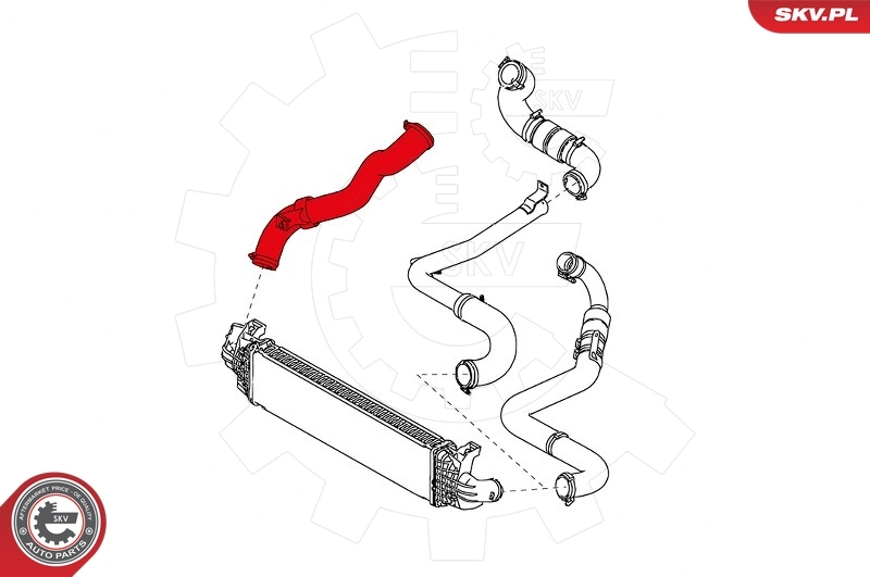 Charge Air Hose 43SKV041