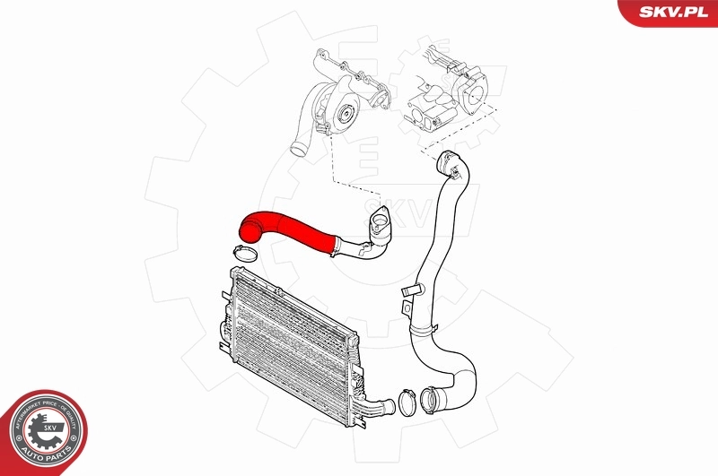 과급 공기 호스 43SKV208