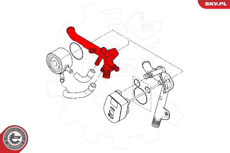 Radiator Hose 24SKV287