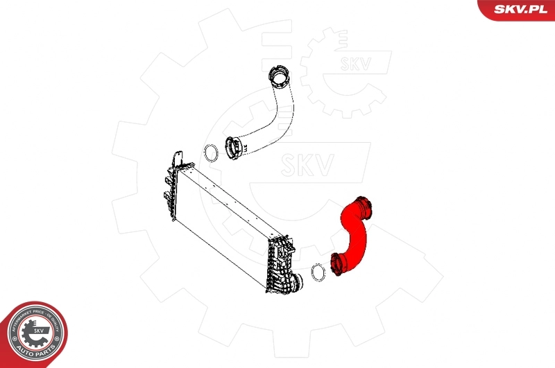 ESEN SKV 43SKV379 Charge Air Hose