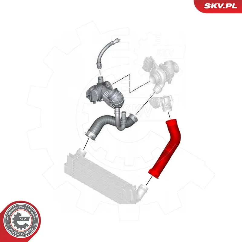 ESEN SKV 43SKV485 Charge Air Hose