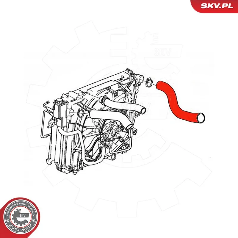 ESEN SKV 54SKV092 Charge Air Hose