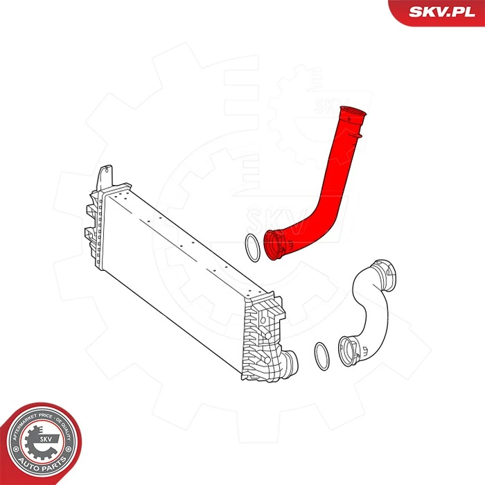 ESEN SKV 43SKV433 Charge Air Hose