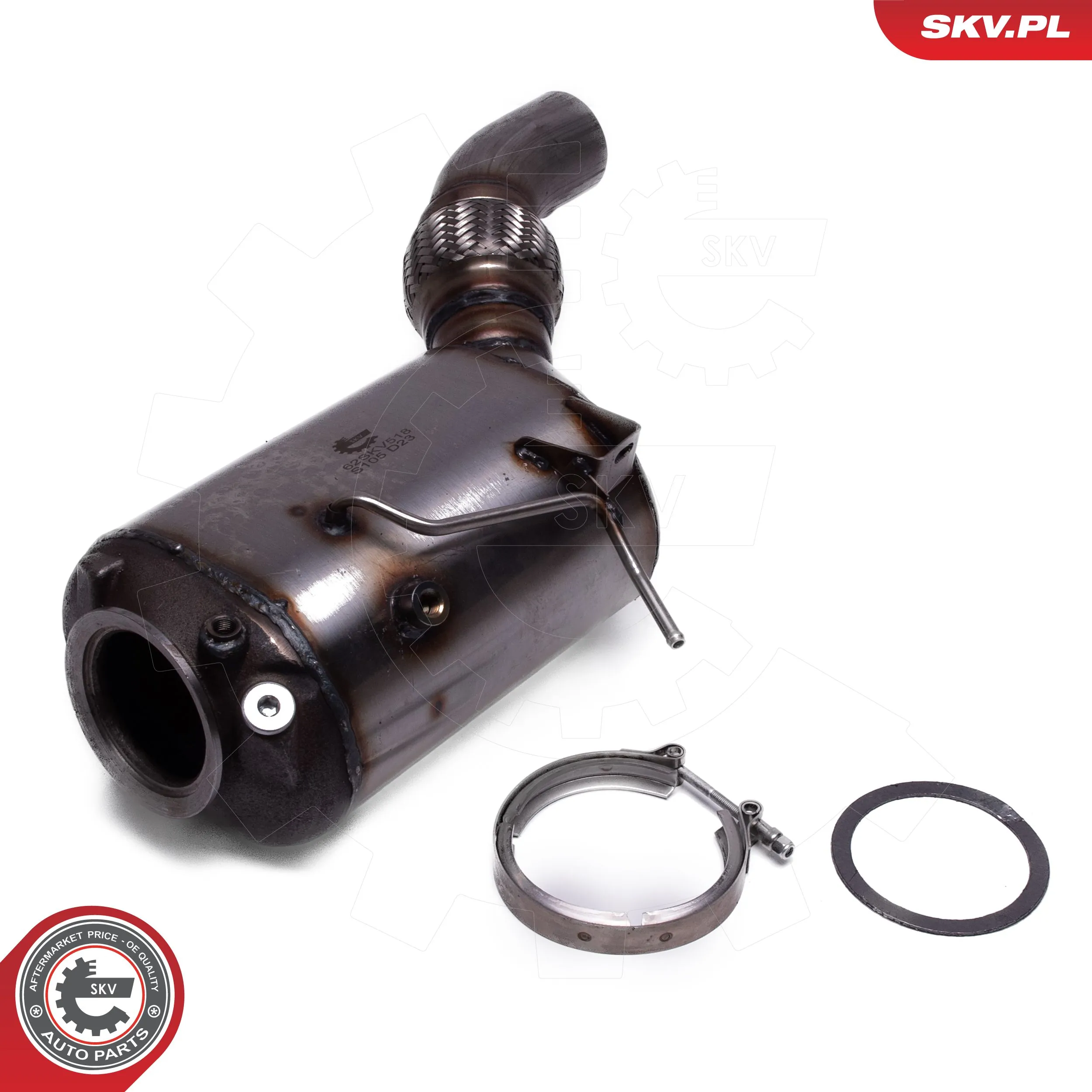 Soot/Particulate Filter, exhaust system 62SKV518