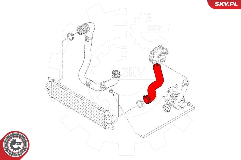 Charge Air Hose 43SKV270