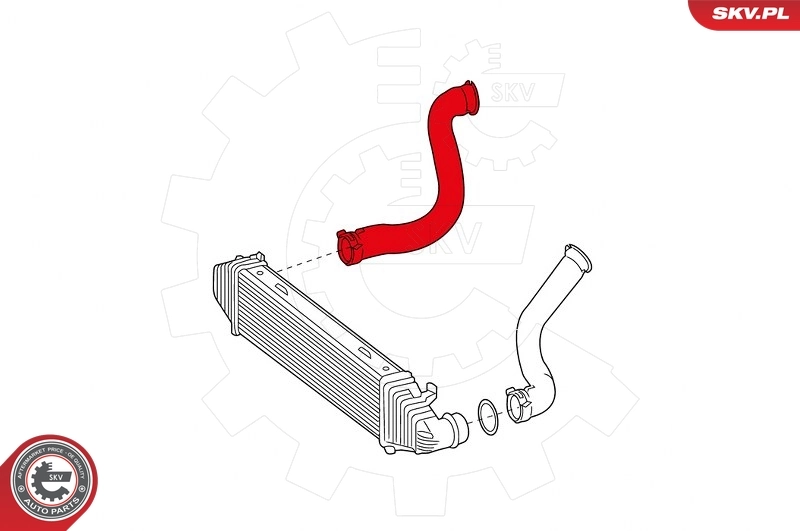 チャージエアインテークホース 43SKV111