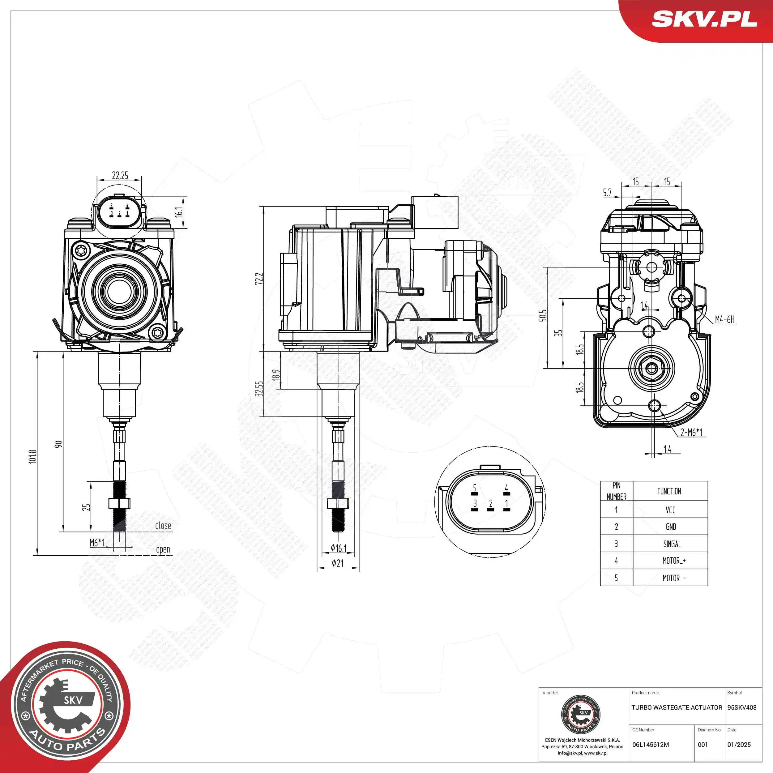 부스트 압력 95SKV408