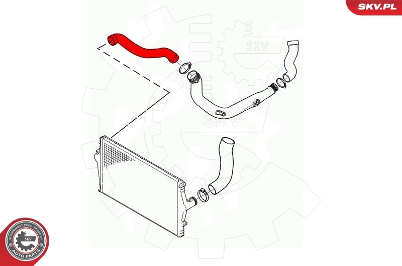 Charge Air Hose 43SKV261