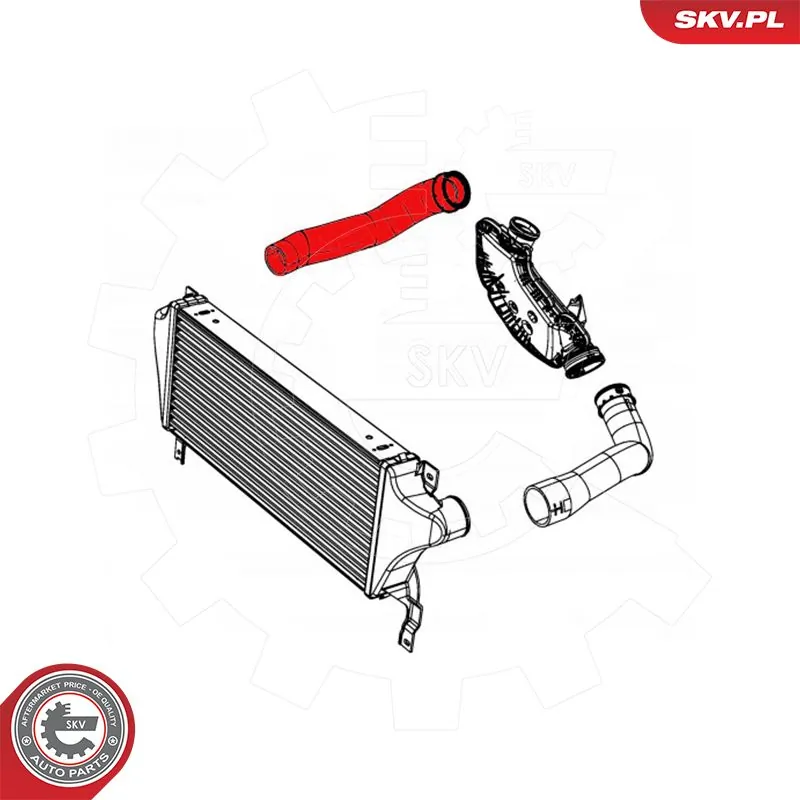 ESEN SKV 54SKV096 Charge Air Hose