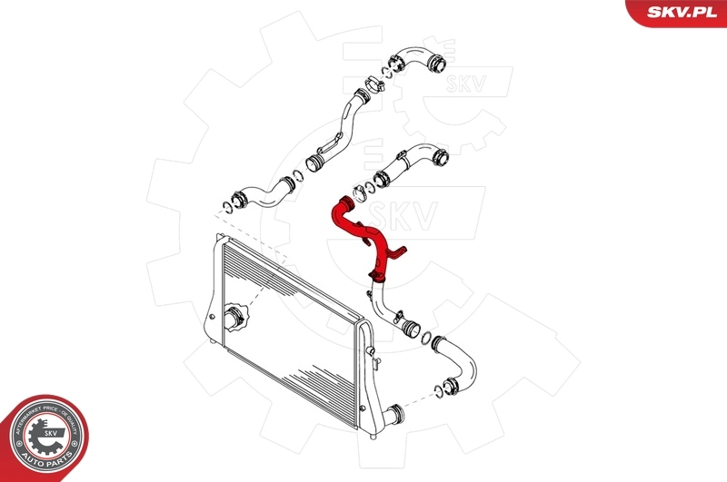 Charge Air Hose 24SKV045