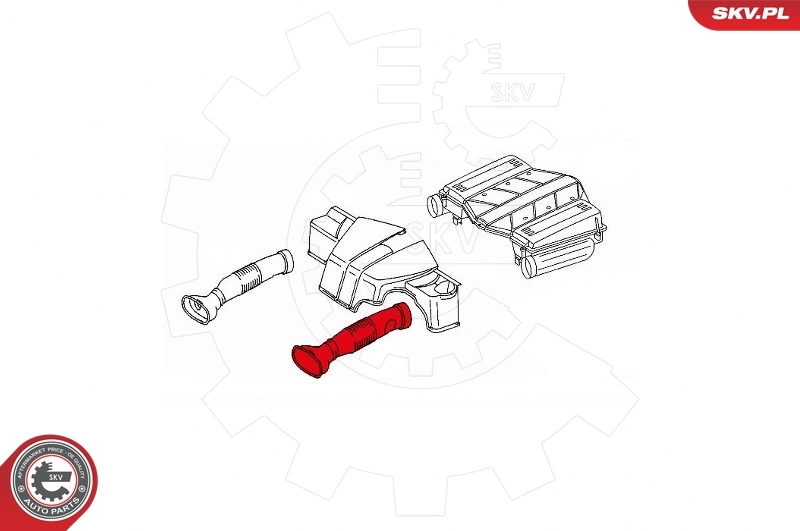 ESEN SKV 43SKV917 Intake Hose, air filter