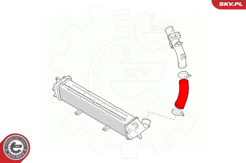 ESEN SKV 24SKV584 Charge Air Hose