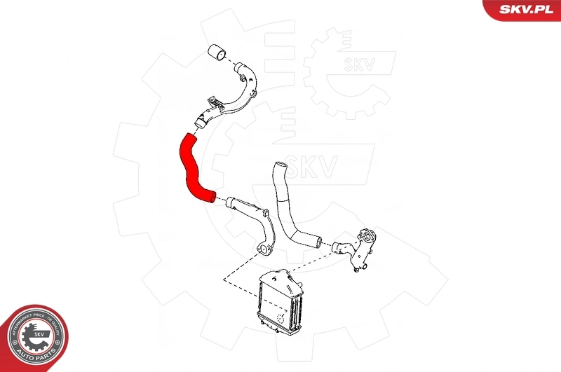 ESEN SKV 43SKV167 Charge Air Hose