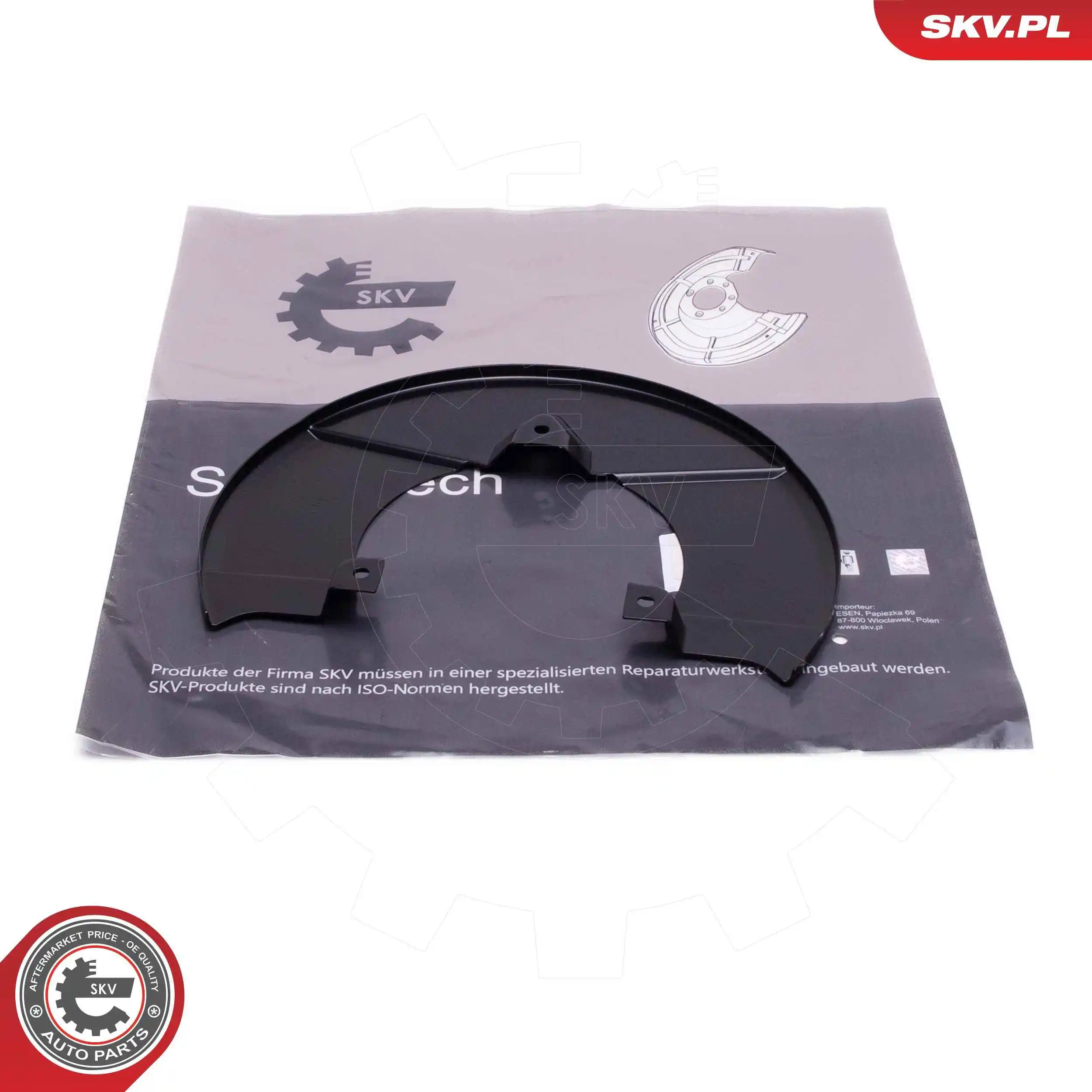 Splash Guard, brake disc 57SKV009