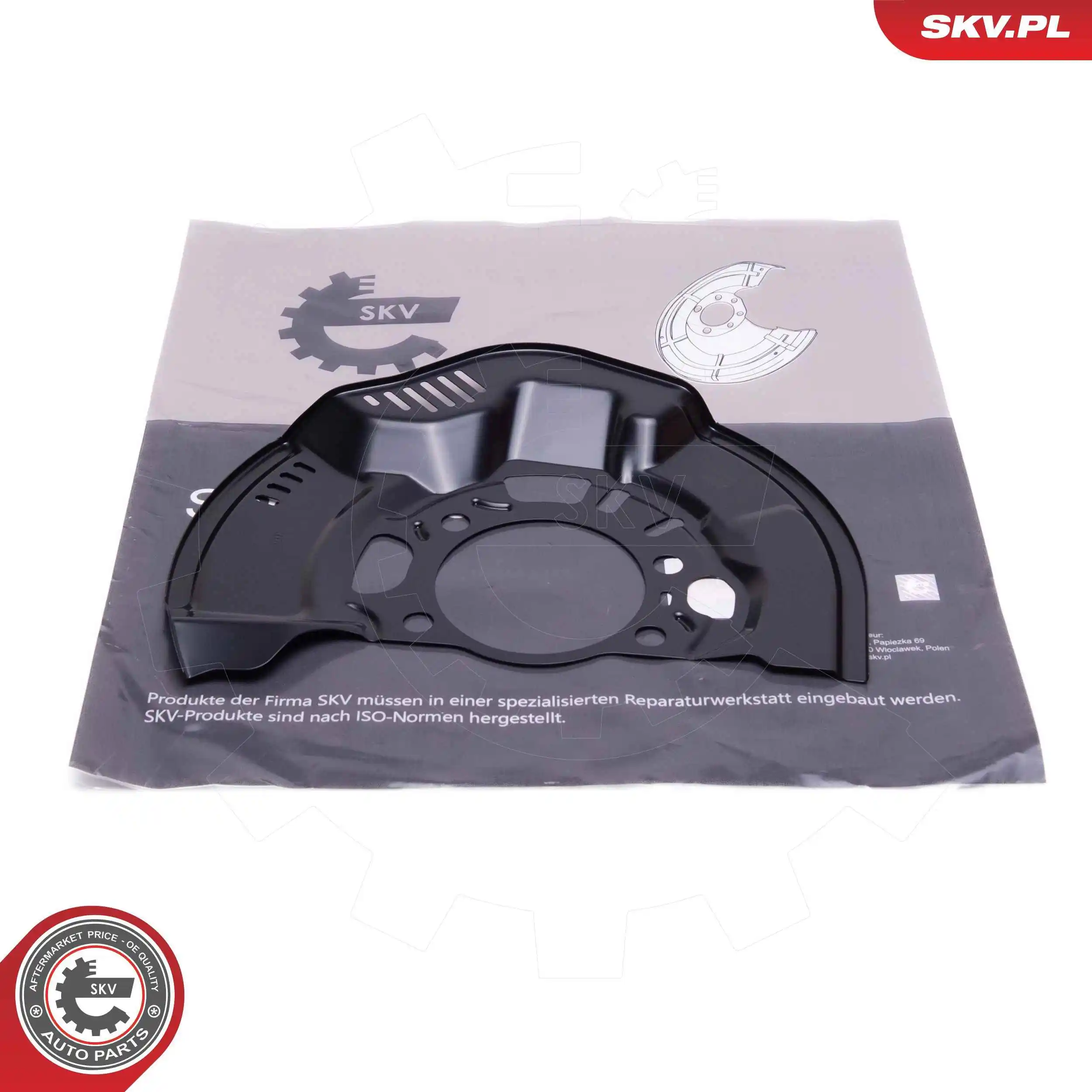 Splash Guard, brake disc 57SKV218