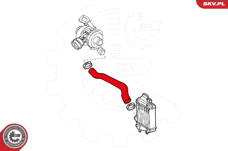 ESEN SKV 24SKV208 Charge Air Hose