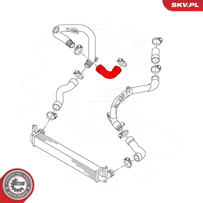 增压进气软管 43SKV447