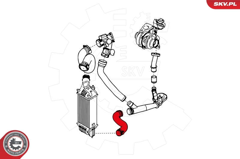 Charge Air Hose 24SKV841