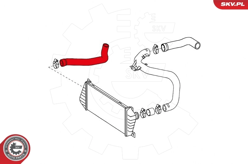 Charge Air Hose 24SKV751
