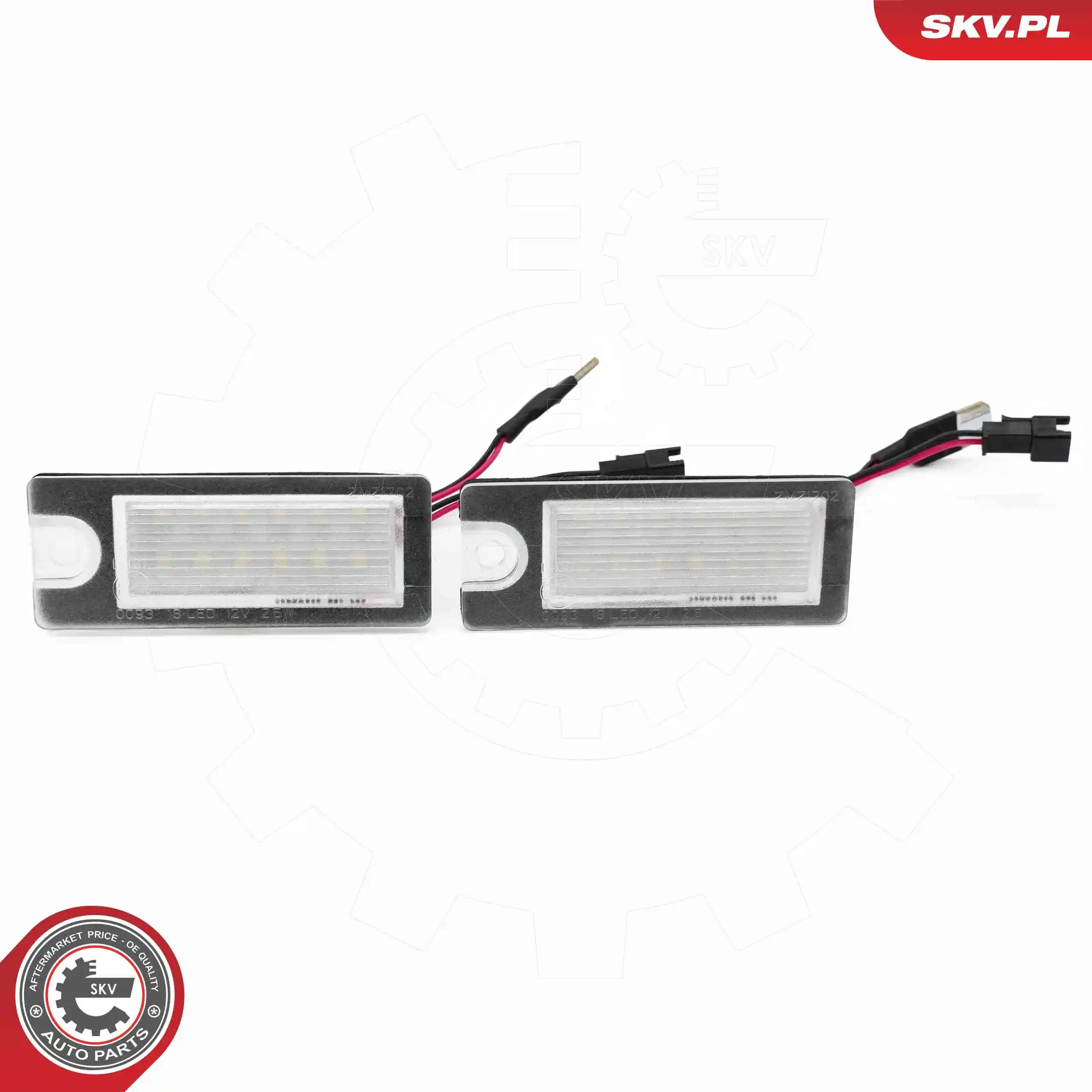 Licence Plate Light 72SKV542