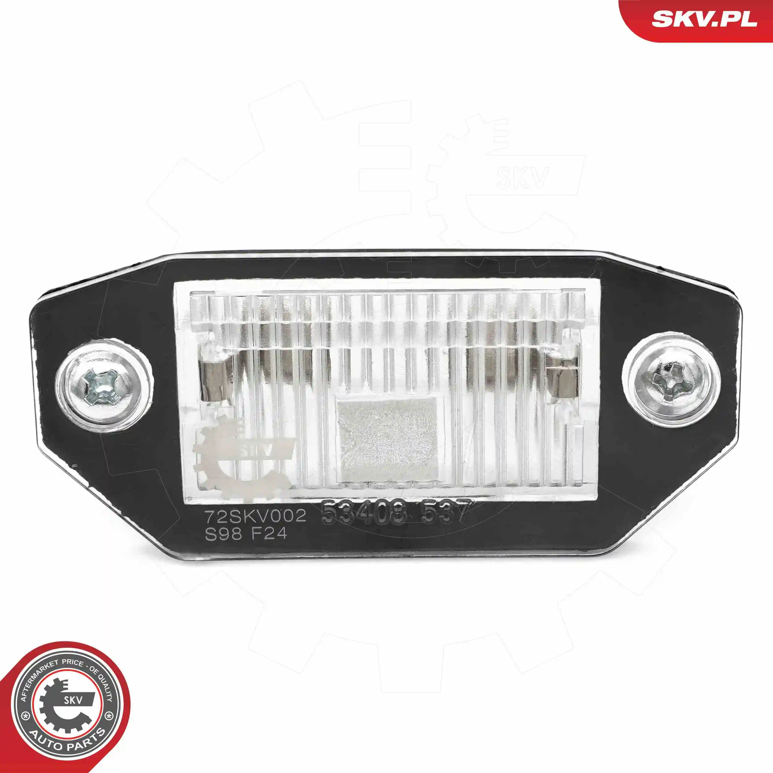 Licence Plate Light 72SKV002