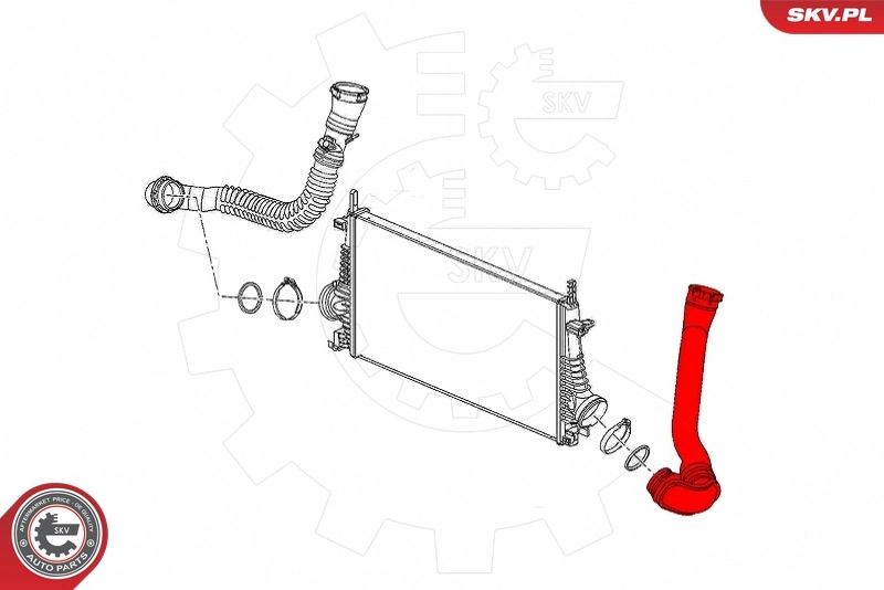 ESEN SKV 43SKV305 Charge Air Hose