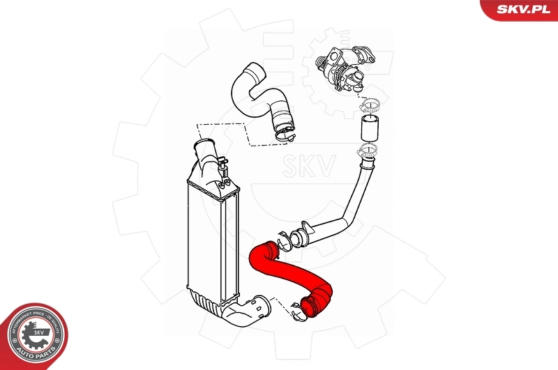 ESEN SKV 24SKV564 Charge Air Hose