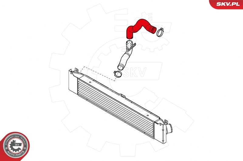 Charge Air Hose 43SKV075