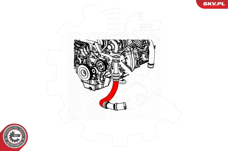 ESEN SKV 43SKV164 Charge Air Hose