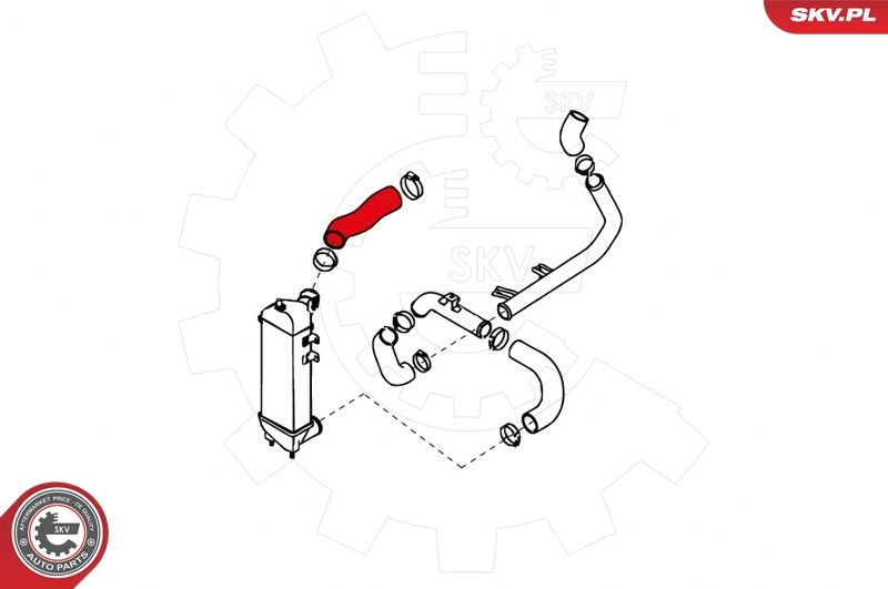 Charge Air Hose 24SKV895