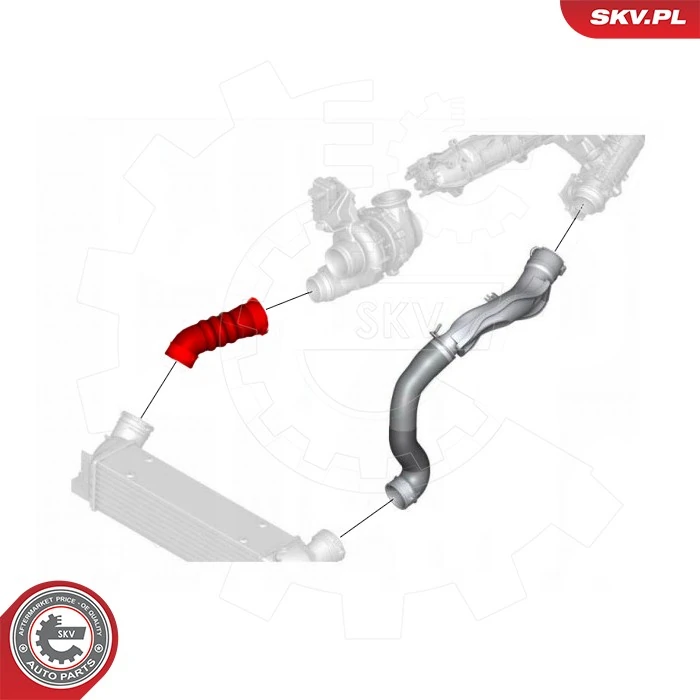 ESEN SKV 43SKV437 Charge Air Hose