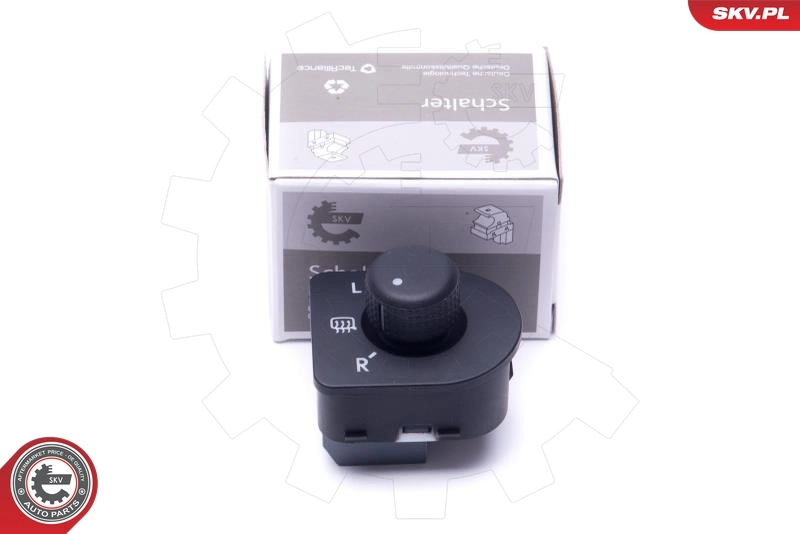 Switch, exterior rearview mirror adjustment 37SKV618