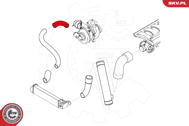Charge Air Hose 24SKV138