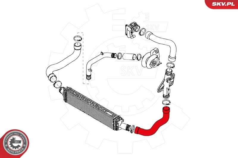 Charge Air Hose 24SKV120
