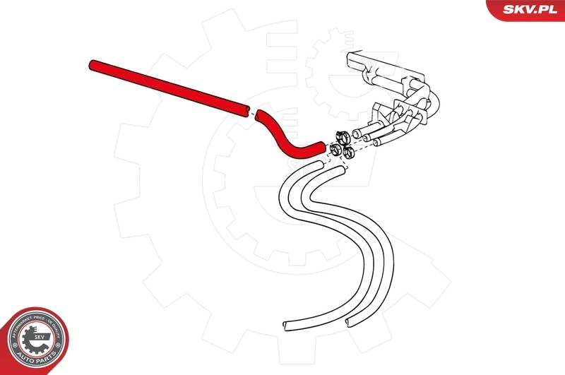 Radiator Hose 24SKV265
