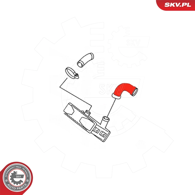 ESEN SKV 24SKV545 Charge Air Hose