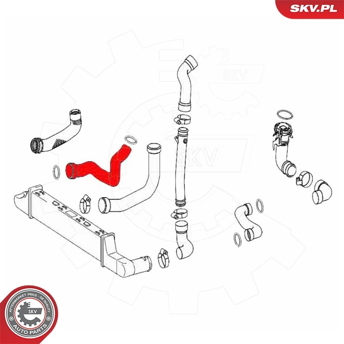 Charge Air Hose 43SKV476